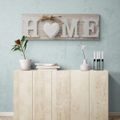 QUADRO CON LE PAROLE "HOME" CON UN DESIGN VINTAGE - QUADRI CON SCRITTE E CITAZIONI - QUADRI