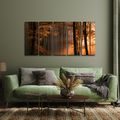 5-DÍLNÝ OBRAZ PODZIMNÍ LES V MLZE - PICTURES FOREST - PICTURES
