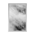 FRAMED POSTER BLACK AND WHITE MISTY FOREST - BLACK AND WHITE - POSTERS