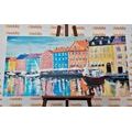 CANVAS PRINT OIL PAINTING OF VENICE - PICTURES OF CITIES - PICTURES