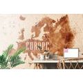 SELF ADHESIVE WALLPAPER RETRO MAP OF EUROPE - SELF-ADHESIVE WALLPAPERS - WALLPAPERS