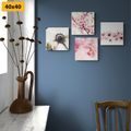 CANVAS PRINT SET DELICACY OF FLOWERS - SET OF PICTURES - PICTURES