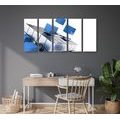 5-PIECE CANVAS PRINT STRATEGIC CUBE - STILL LIFE PICTURES - PICTURES