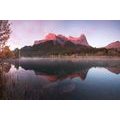 SELBSTKLEBENDE FOTOTAPETE SONNENUNTERGANG ÜBER DEN DOLOMITEN - SELBSTKLEBENDE TAPETEN - TAPETEN