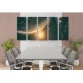 5-PIECE CANVAS PRINT VIEW FROM SPACE - PICTURES OF SPACE AND STARS - PICTURES