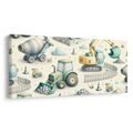OBRAZ BAGRY A TRAKTORY PRO DĚTI - CHILDREN'S PICTURES OF MEANS OF TRANSPORT - PICTURES