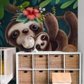 SELF ADHESIVE WALLPAPER CUTE SLOTHS - SELF-ADHESIVE WALLPAPERS - WALLPAPERS