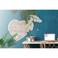 SELF ADHESIVE WALL MURAL HEART WITH A QUOTE - HOME IS WHERE YOUR HEART IS - SELF-ADHESIVE WALLPAPERS - WALLPAPERS