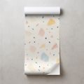 SAMOLJEPLJIVA TAPETA PASTELNI TERRAZZO OBLICI - DJEČJE TAPETE - TAPETE