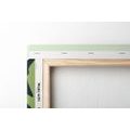 CANVAS PRINT MODERN GREEN ABSTRACTION - ABSTRACT PICTURES{% if product.category.pathNames[0] != product.category.name %} - PICTURES{% endif %}