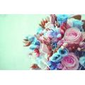 SELF ADHESIVE WALL MURAL BOUQUET OF ROSES - SELF-ADHESIVE WALLPAPERS - WALLPAPERS