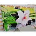 QUADRO ORCHIDEA A TEMA GIAPPONESE - QUADRI FENG SHUI - QUADRI