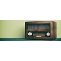 OBRAZ RADIO RETRO - VINTAGE A RETRO OBRAZY - OBRAZY