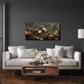 WANDBILD VINTAGE BLUMEN-ELEGANZ - BILDER BLUMEN - BILDER