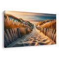 WANDBILD WEG ZWISCHEN DÜNEN ZUM MEER - BILDER MEER UND STRAND - BILDER