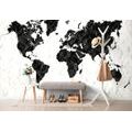 SELF ADHESIVE WALLPAPER MAP ON AN INTERESTING BACKGROUND - SELF-ADHESIVE WALLPAPERS - WALLPAPERS