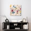 WANDBILD BUNTE SYMPHONIE UND NOTEN - MUSIKBILDER - BILDER