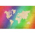 WALLPAPER PASTEL WORLD MAP - WALLPAPERS MAPS - WALLPAPERS