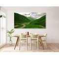 CANVAS PRINT GREEN LANDSCAPE - PICTURES OF NATURE AND LANDSCAPE - PICTURES