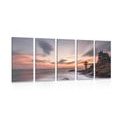 5-PIECE CANVAS PRINT BEAUTIFUL LANDSCAPE BY THE SEA - PICTURES OF NATURE AND LANDSCAPE - PICTURES