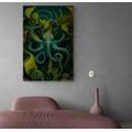 CANVAS PRINT SURREALISTIC OCTOPUS - PICTURES UNDERWATER WORLD - PICTURES