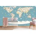 SELF ADHESIVE WALLPAPER CHILDREN'S MAP WITH ANIMALS - SELF-ADHESIVE WALLPAPERS - WALLPAPERS