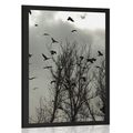 POSTER FLOCK OF CROWS - NATURE - POSTERS