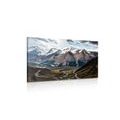 CANVAS PRINT BEAUTIFUL MOUNTAIN PANORAMA - PICTURES OF NATURE AND LANDSCAPE - PICTURES