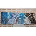 CANVAS PRINT ABSTRACTION FROM WATERCOLOR COLORS - ABSTRACT PICTURES - PICTURES