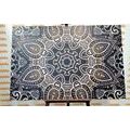 CANVAS PRINT MANDALA WITH AN INDIAN THEME - PICTURES FENG SHUI - PICTURES