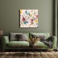 WANDBILD BUNTE SYMPHONIE UND NOTEN - MUSIKBILDER - BILDER