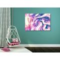 CANVAS PRINT WOMAN IN A FANTASY DESIGN - PICTURES OF PEOPLE - PICTURES