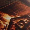 OBRAZ PRZYTULNY ŚWIĄTECZNY KOMINEK Z OGNIEM - OBRAZY ŚWIĄTECZNE I ZIMOWE - OBRAZY