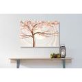 CANVAS PRINT MODERN TREE ON AN ABSTRACT BACKGROUND - ABSTRACT PICTURES{% if product.category.pathNames[0] != product.category.name %} - PICTURES{% endif %}