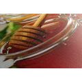 CANVAS PRINT JAR OF HONEY - PICTURES OF FOOD AND DRINKS - PICTURES