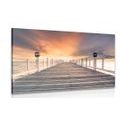 CANVAS PRINT WOODEN PROMENADE - PICTURES OF NATURE AND LANDSCAPE - PICTURES