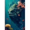 OBRAZ SURREALISTICKÁ PODMOŘSKÁ PŘÍŠERA - OBRAZY PODMOŘSKÝ SVĚT - OBRAZY