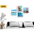 CANVAS PRINT SET SEA BREEZE - SET OF PICTURES - PICTURES