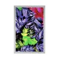 POSTER RETRO STROKES OF FLOWERS - ABSTRACT AND PATTERNED - POSTERS