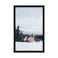 POSTER COTTAGE IN SNOWY NATURE - NATURE - POSTERS