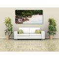 CANVAS PRINT COAST OF SEYCHELLES - PICTURES OF NATURE AND LANDSCAPE - PICTURES