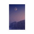 POSTER FULL MOON OVER THE VILLAGE - NATURE - POSTERS