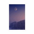 AFFICHE PLEINE LUNE SUR LE VILLAGE - NATURE - AFFICHES