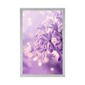 AFFICHE FLEUR DE LILAS VIOLET - FLEURS - AFFICHES