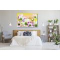 CANVAS PRINT SUMMER FLOWERS - PICTURES FLOWERS - PICTURES