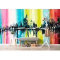 SELF ADHESIVE WALLPAPER OIL PAINTING OF A CITY - SELF-ADHESIVE WALLPAPERS - WALLPAPERS
