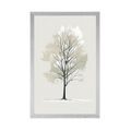 POSTER MINIMALISTISCHER BAUM - BÄUME UND LAUB - POSTER