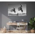 QUADRO PER MOTOCICLISTI IN BIANCO E NERO - QUADRI BIANCO E NERO - QUADRI