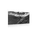 TABLEAU SUR TOILE – PARC NATIONAL DE PATAGONIE EN ARGENTINE EN NOIR ET BLANC - TABLEAUX EN NOIR ET BLANC - TABLEAUX