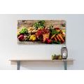 CANVAS PRINT FRESH FRUITS AND VEGETABLES - PICTURES - 🔥 TOTAL SALE 🔥